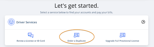 Order a Duplicate License in NC - PayIt Service